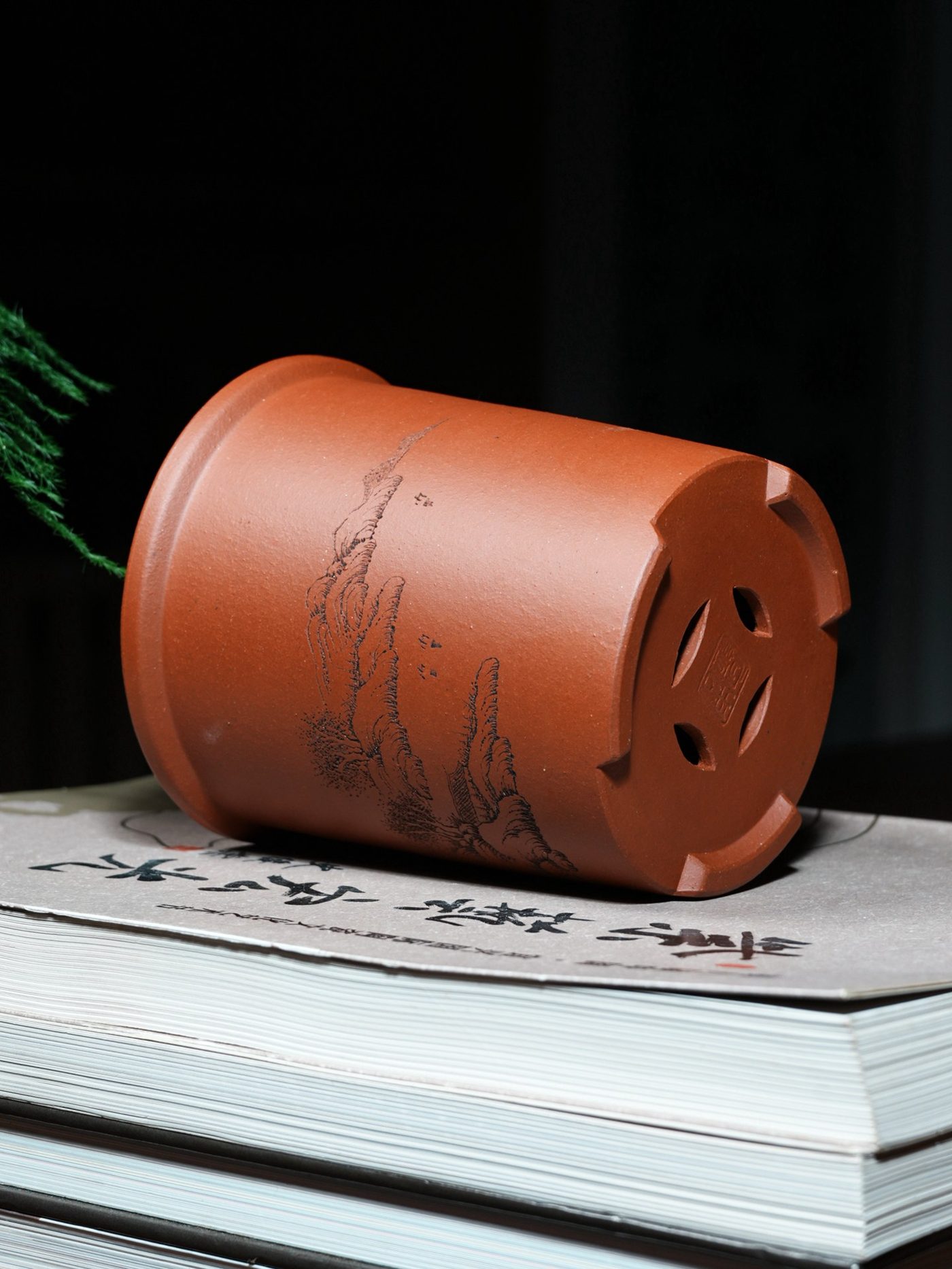 经典圆盆 · 紫砂花盆 实拍角度6