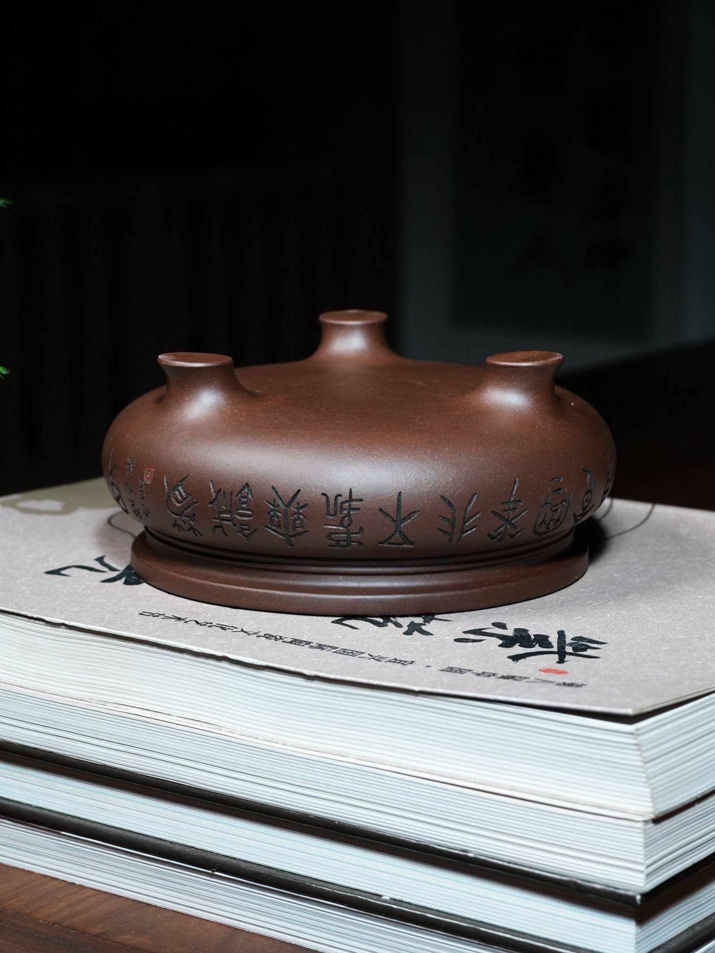 大篆铭文香炉 · 紫砂文房 实拍角度6