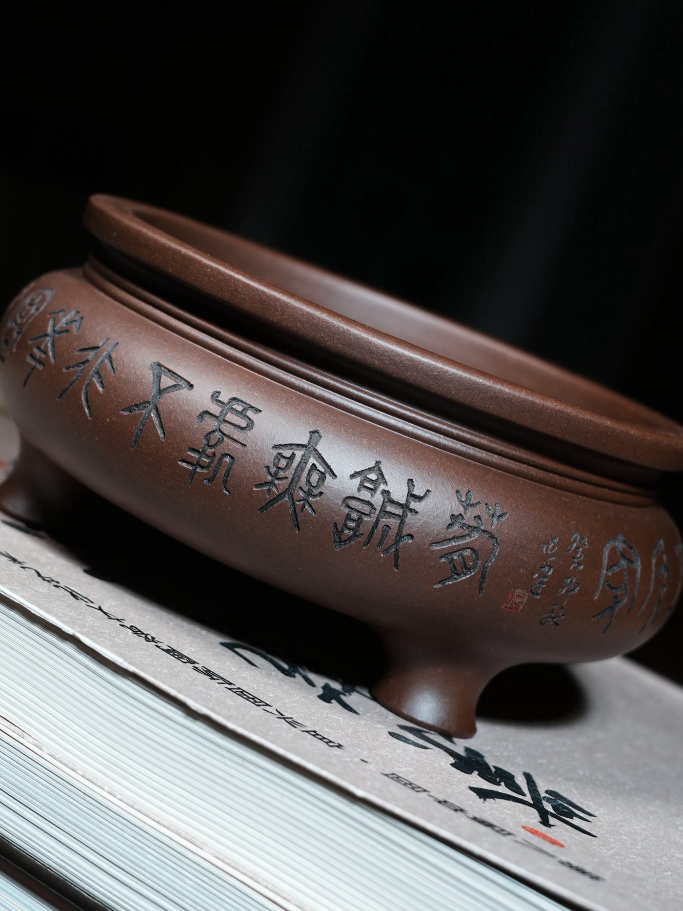 大篆铭文香炉 · 紫砂文房 实拍角度7