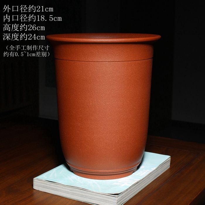 蕙馨 原矿40目红降坡泥 澄砂出品 手工 紫砂兰花盆