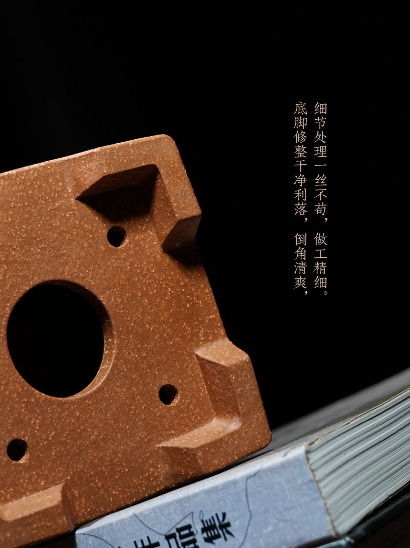 宽口四方签筒 实拍角度12