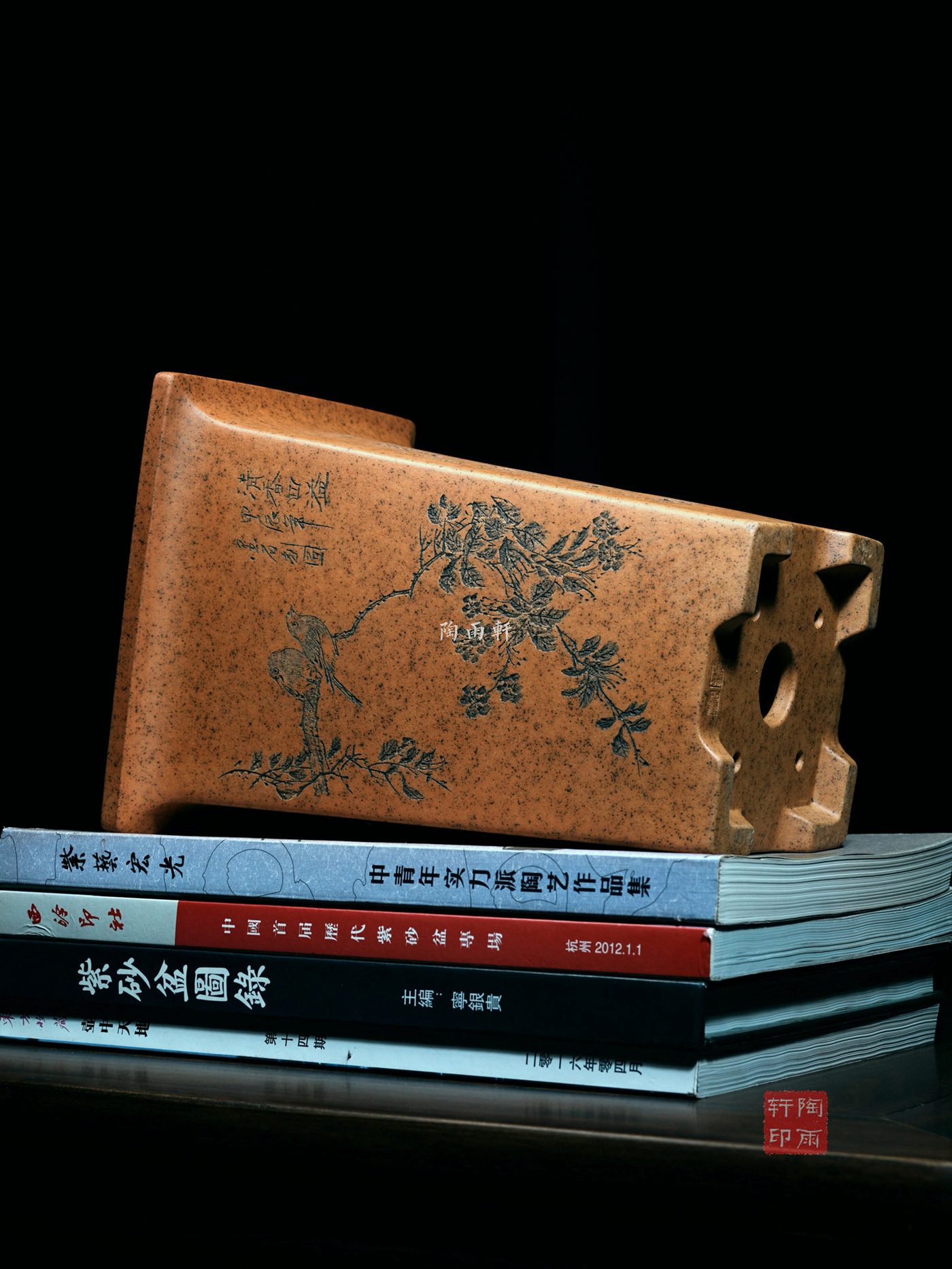 宽口四方签筒 · 紫砂兰花盆 实拍角度9