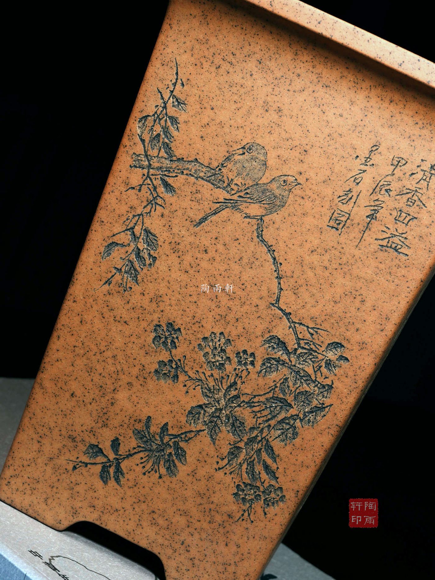 宽口四方签筒 · 紫砂兰花盆 实拍角度11
