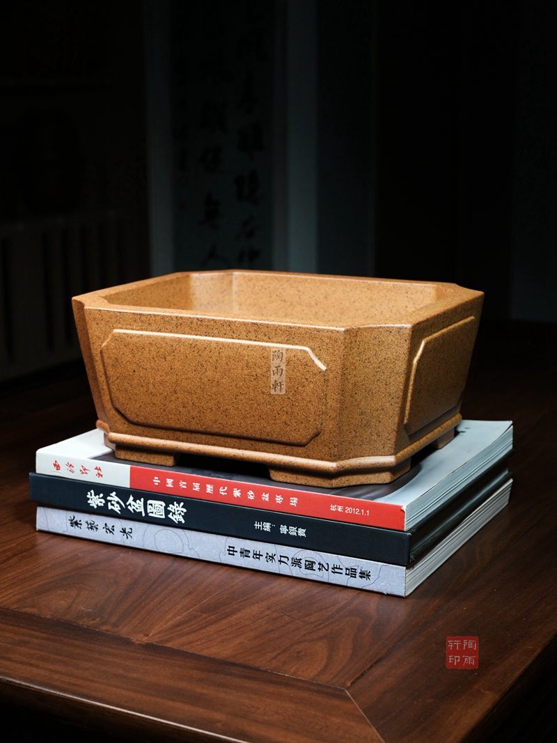 奎面切角长方盆 实拍角度3