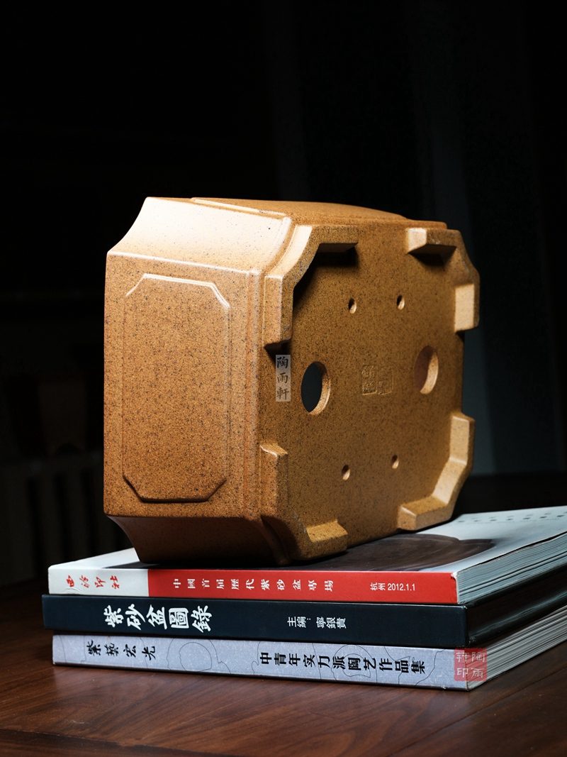 奎面切角长方盆 实拍角度7