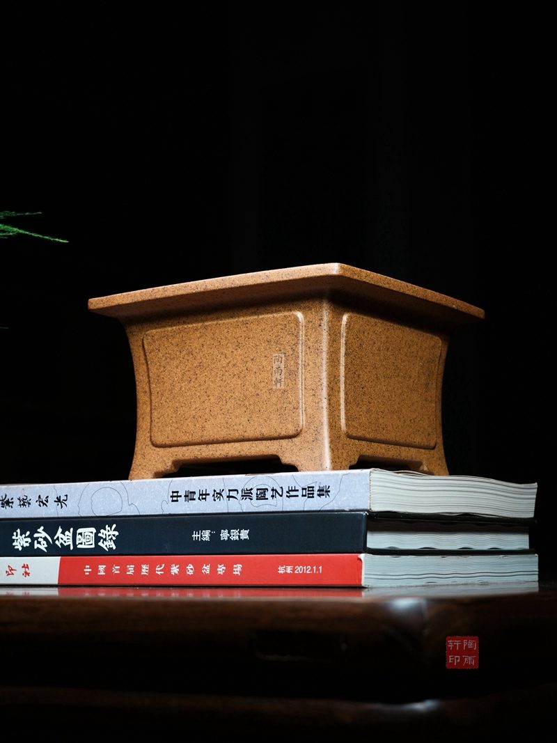 奎面飘口四方盆 实拍角度10