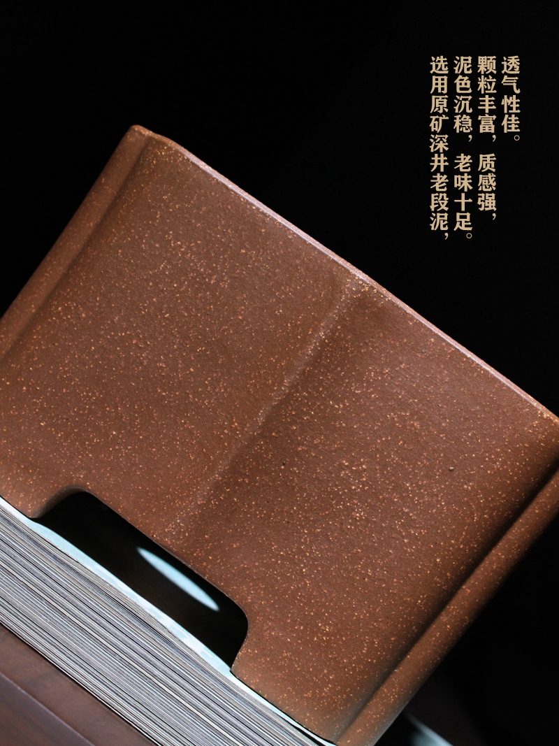 菱花四方盆 · 深井老段泥款 实拍角度11