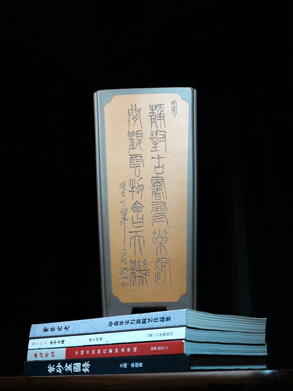 菱花开窗抽角签筒 实拍角度4