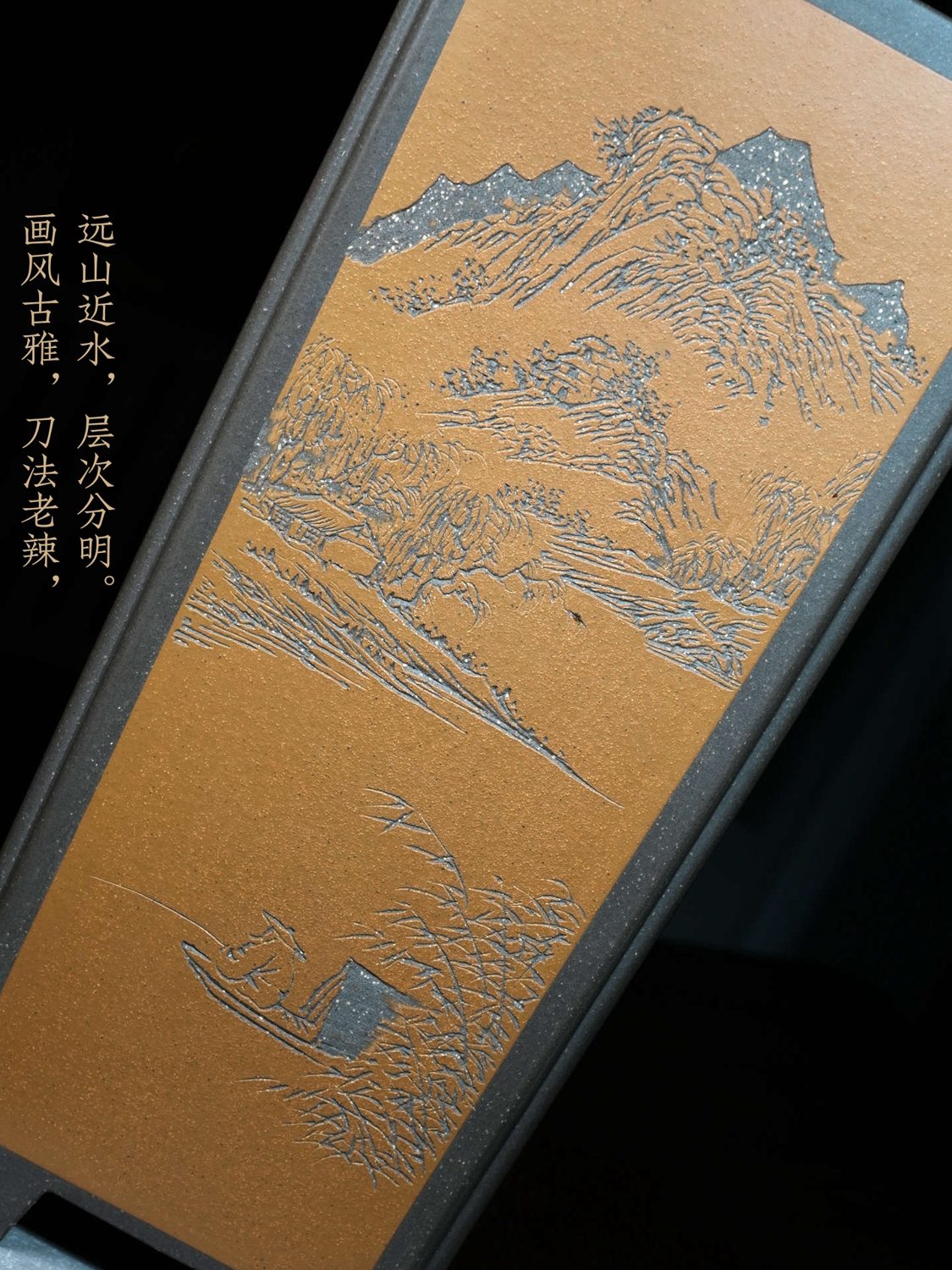 菱花开窗抽角签筒 实拍角度9