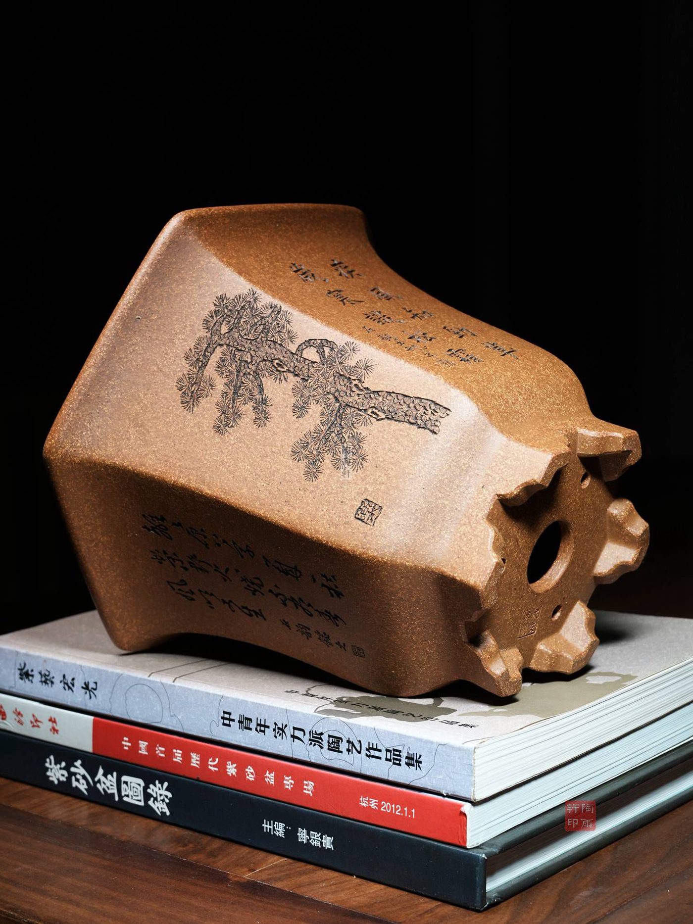 紫砂飘口六方金钟（许成安1） 实拍角度10