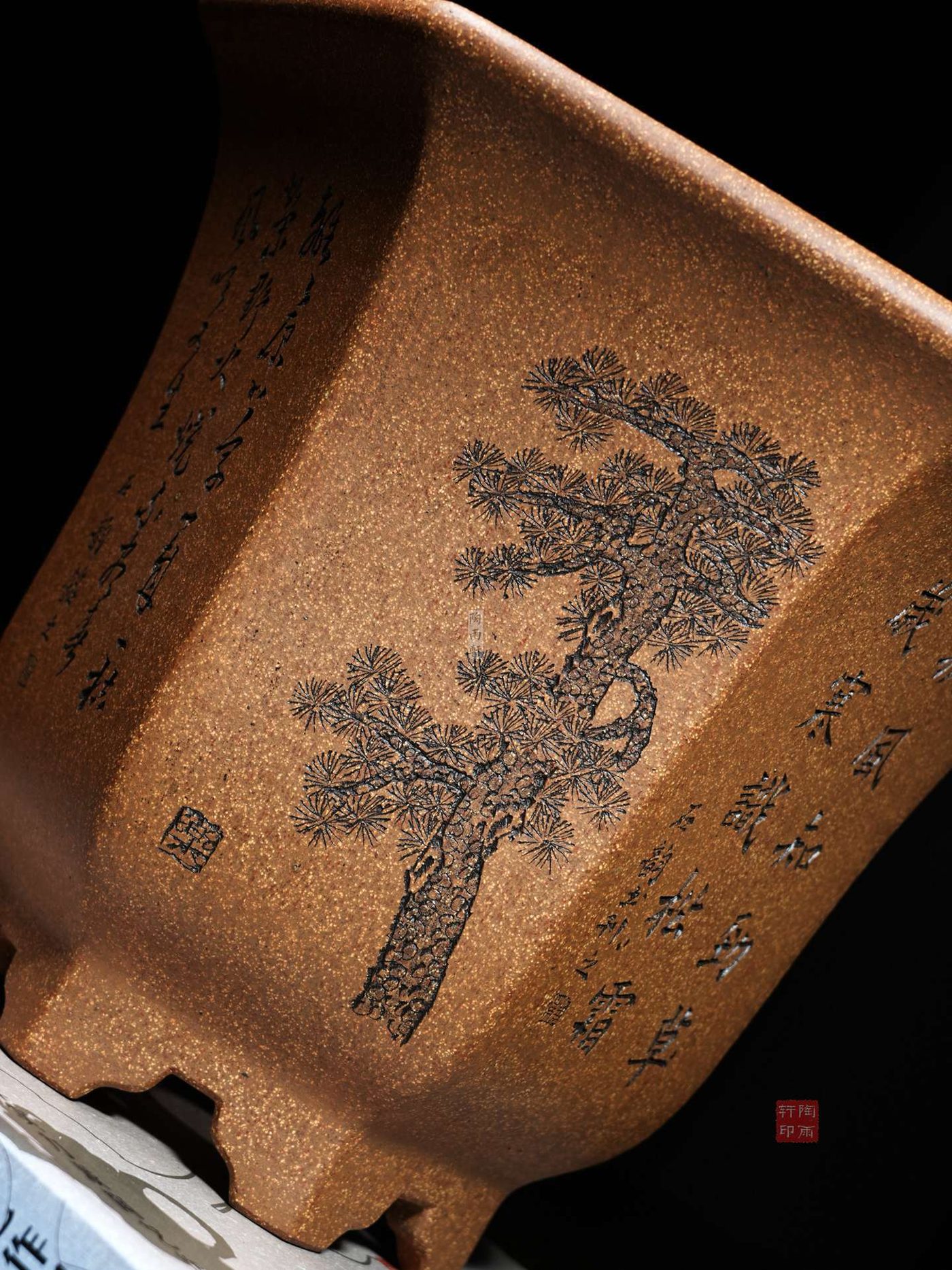 紫砂飘口六方金钟（许成安1） 实拍角度14
