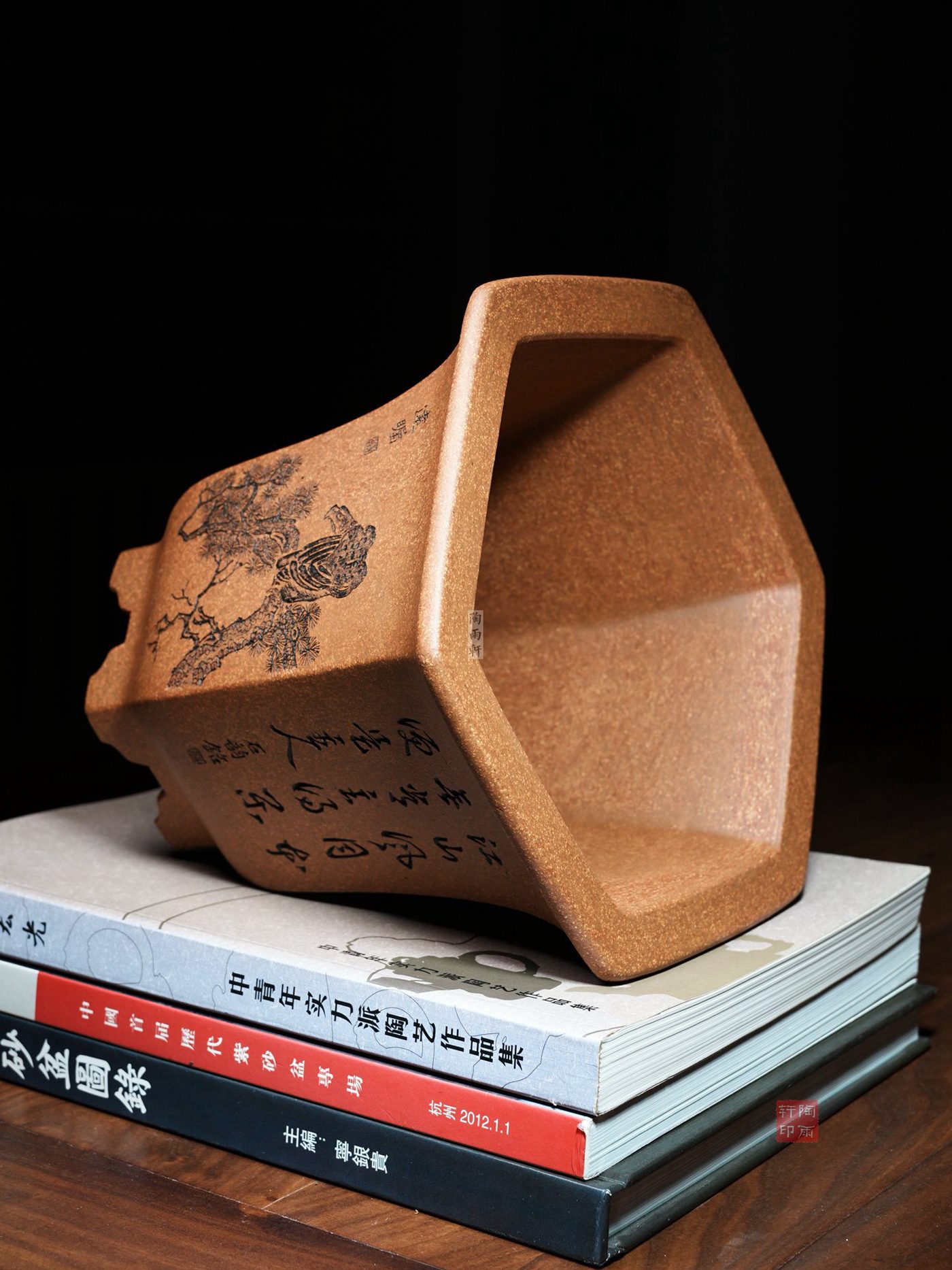 紫砂飘口六方金钟（许成安2） 实拍角度7