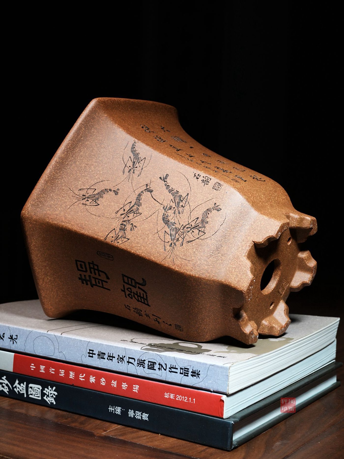紫砂飘口六方金钟（许成安2） 实拍角度9
