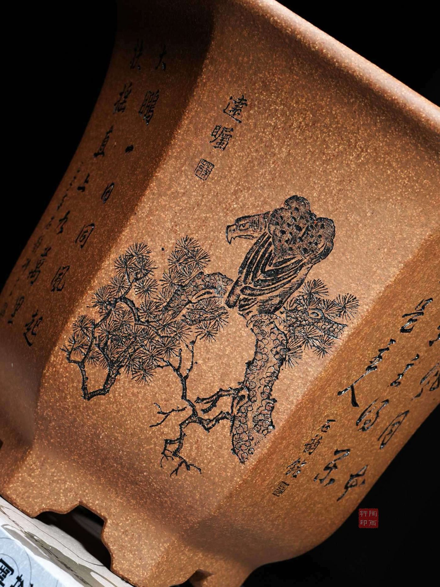 紫砂飘口六方金钟（许成安2） 实拍角度11