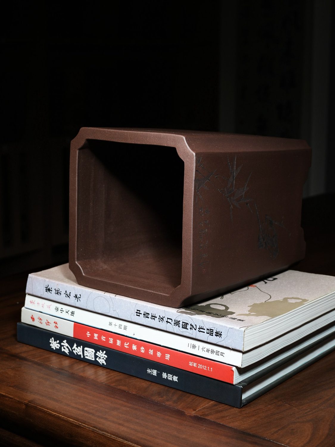 切角四方签筒 实拍角度4