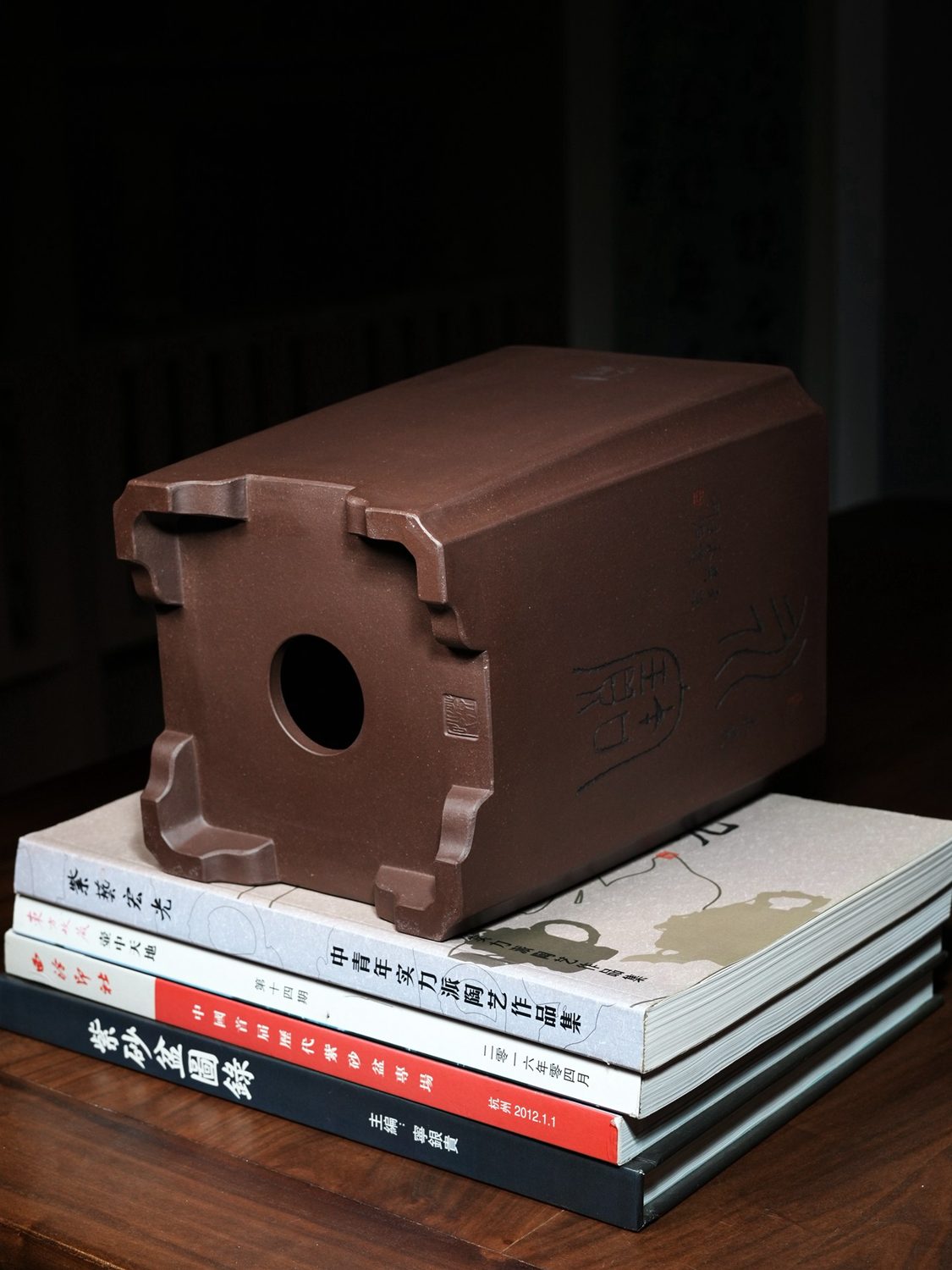 切角四方签筒 实拍角度5