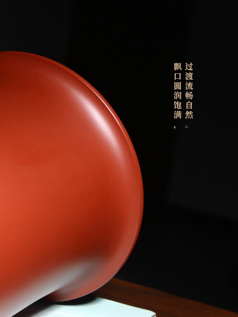 双线圆满盆 · 大红袍朱泥款 实拍角度10