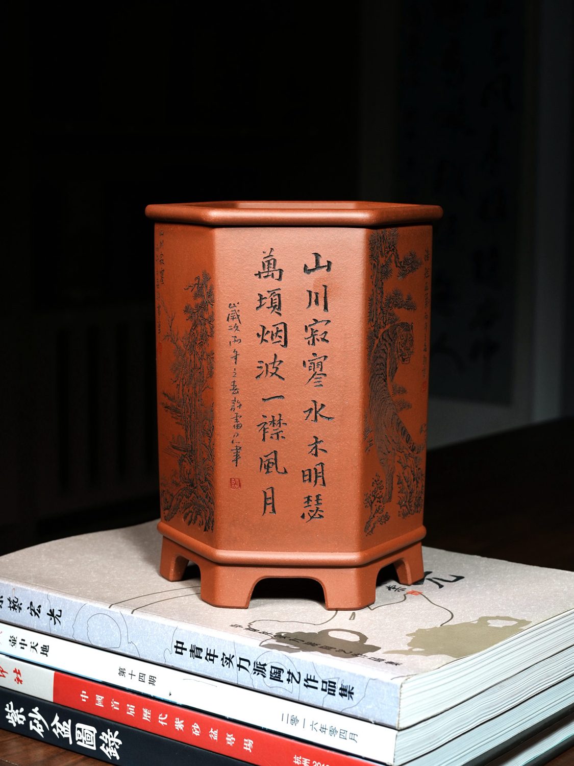 双线六方签筒 实拍角度6