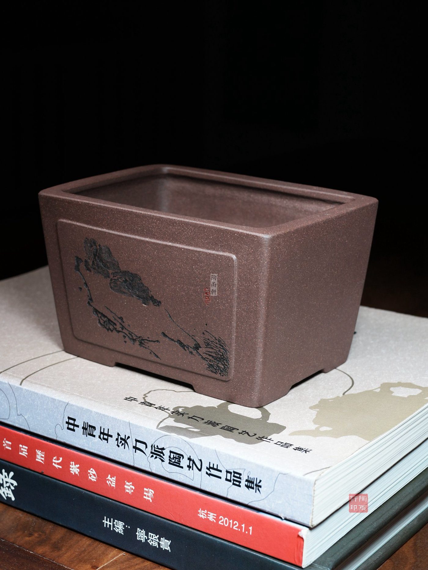 紫砂无求刻半颗印（1） 实拍角度2
