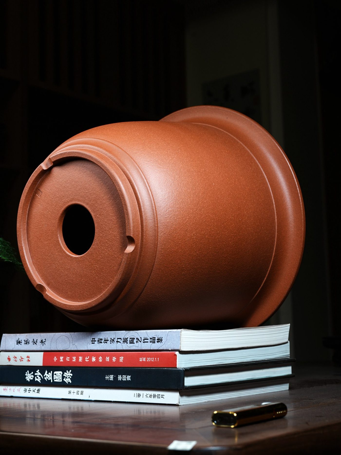 紫砂霞影特大号圆盆 实拍角度7