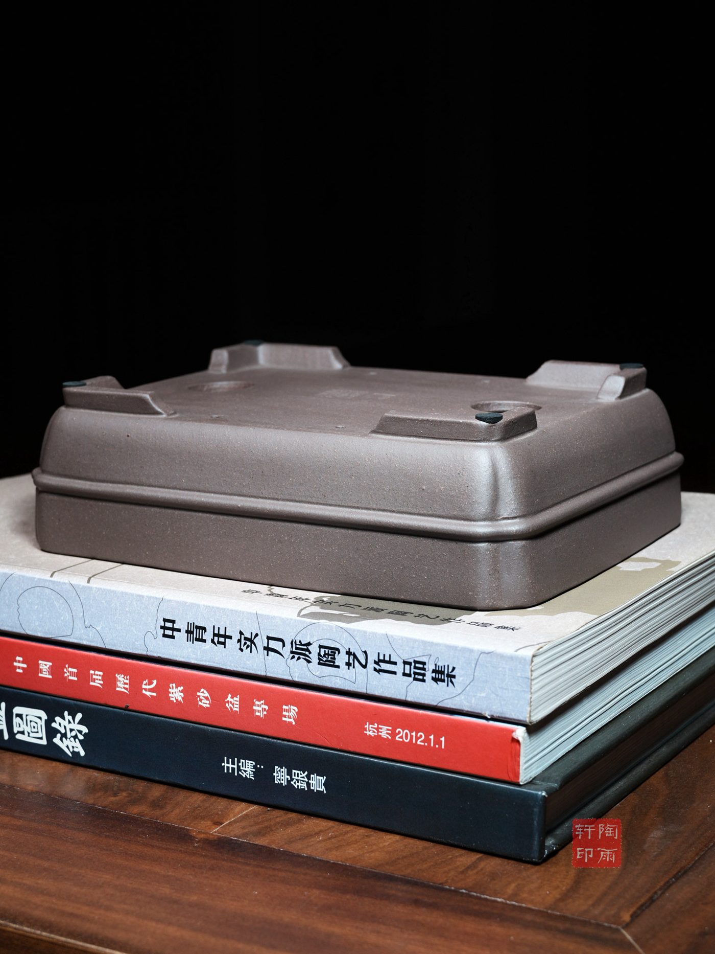 紫砂腰线筋纹马槽 实拍角度4