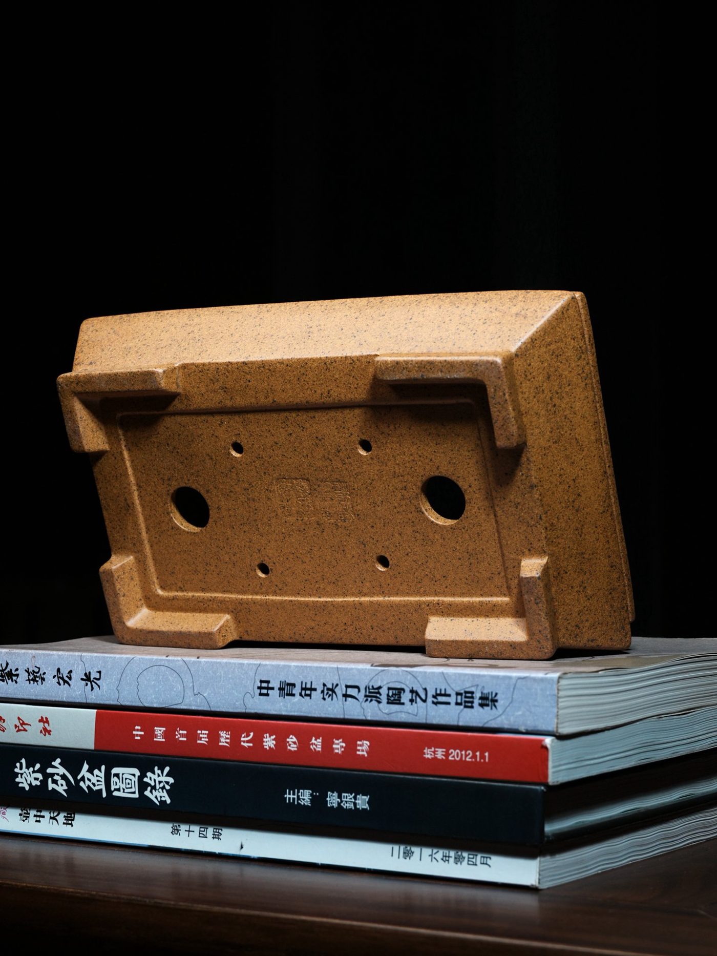 折肩长方马槽 · 紫砂花盆 实拍角度7